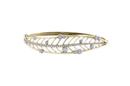 A leaf bracelet from Maple Leaf Diamonds, available at Prestige Jewellers.